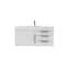 Castello Usa Thames 36-inch White Vanity Set with White Top and Chrome Handles CB-MC-36W-CHR-20146-WH - alternate 1